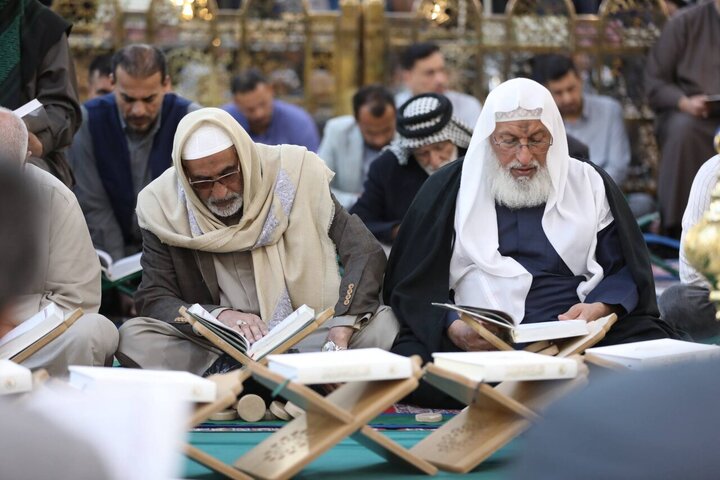 Informe fotográfico |El Santuario Sagrado de Al-Abbas lanza la recitación central coránica de Ramadán con recitadores de élite
