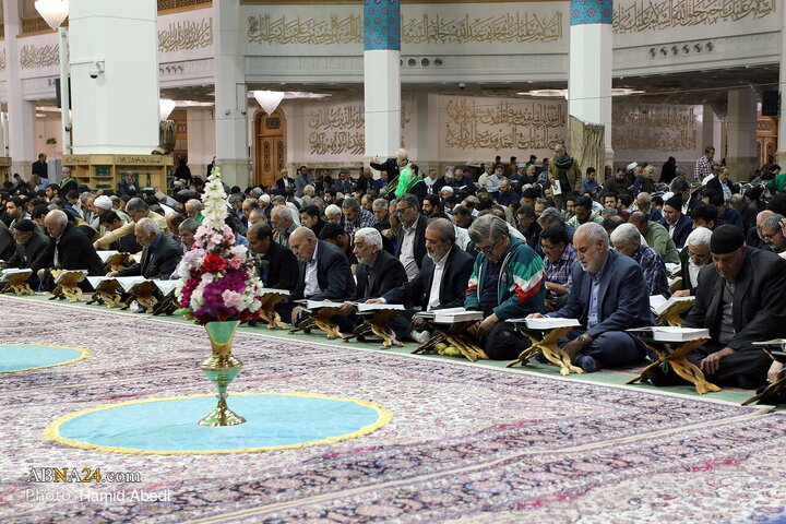 تقرير مصور/ ختمة قرآنية رمضانية في حرم السيدة المعصومة (ع) بمدينة قم