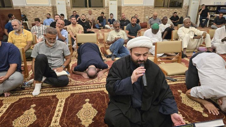 تصاویر | برگزاری آیین‌های عبادی ماه مبارک رمضان در مرکز امام هادی(ع) بنین