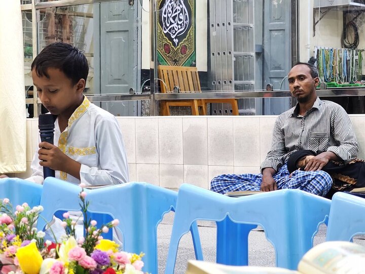 Wêneyên bernameyên Qur'anê û sifreyên fitarê yên li Mizgefta Pancah Şîî ya Miyanmarê