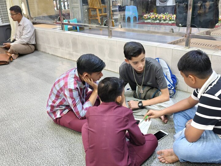 Wêneyên bernameyên Qur'anê û sifreyên fitarê yên li Mizgefta Pancah Şîî ya Miyanmarê