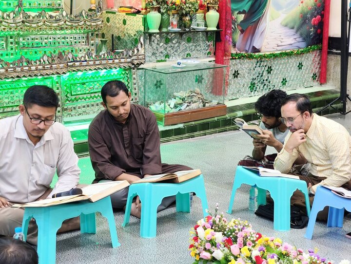 Wêneyên bernameyên Qur'anê û sifreyên fitarê yên li Mizgefta Pancah Şîî ya Miyanmarê