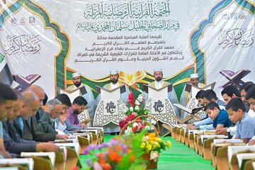 إقامة ختمة قرآنية رمضانية في مزار الصحابي سلمان المحمّدي ببغداد