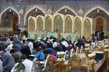 تصاویر | سومین روز محفل ترتیل‌خوانی قرآن در حرم حضرت ابوالفضل العباس(ع)