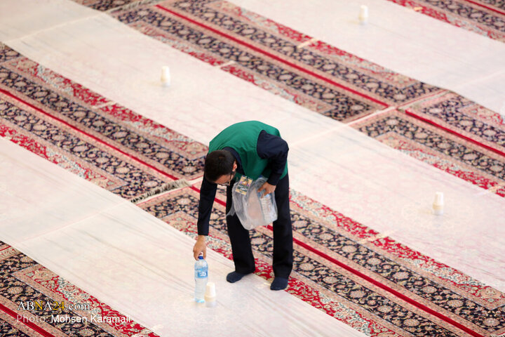 ضیافت افطار در حرم حضرت فاطمه معصومه(س)