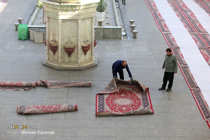 ضیافت افطار در حرم حضرت فاطمه معصومه(س)