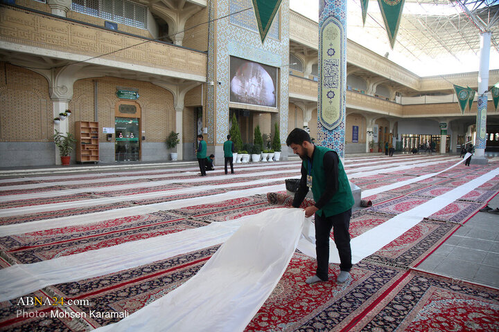 ضیافت افطار در حرم حضرت فاطمه معصومه(س)