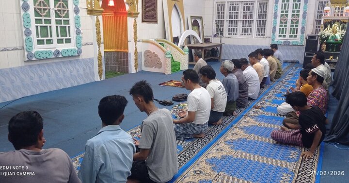 تصاویر| برگزاری آیین‌های عبادی ماه رمضان در مسجد شیعی کیاونگ‌گی میانمار