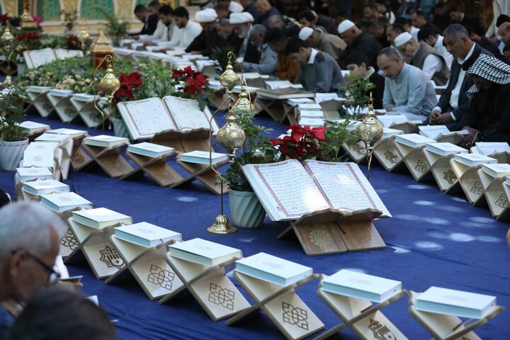 Informe fotográfico | Tercer día de la recitación coránica de Ramadán en el santuario de Abu al-Fadl al-Abbas