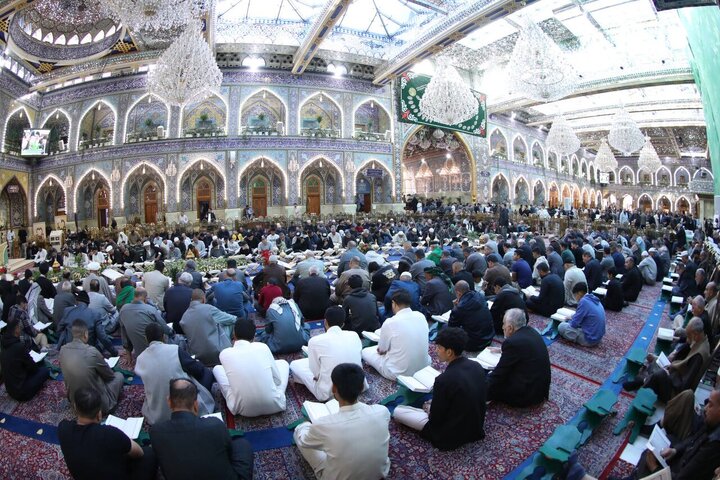 Informe fotográfico | Tercer día de la recitación coránica de Ramadán en el santuario de Abu al-Fadl al-Abbas