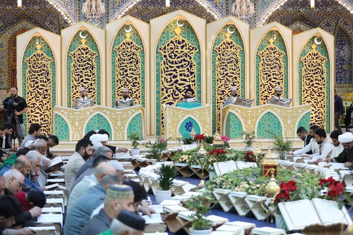 Informe fotográfico | Tercer día de la recitación coránica de Ramadán en el santuario de Abu al-Fadl al-Abbas
