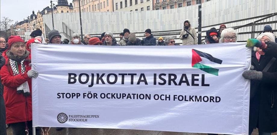 Hundreds Rally in Stockholm Against Israeli Land Registration in West Bank
