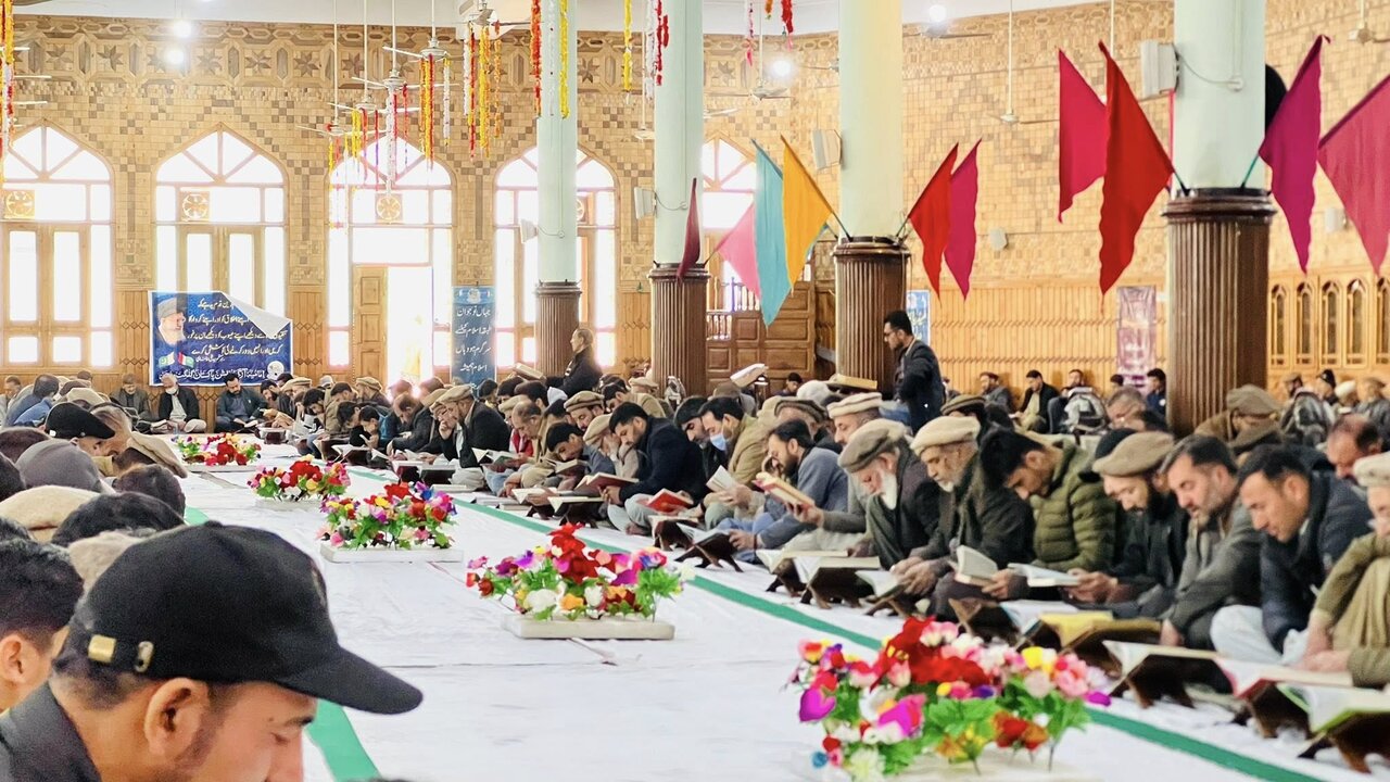 Photos: Ramadan Quranic Gathering at Imamia Jamia Mosque in Gilgit, Pakistan