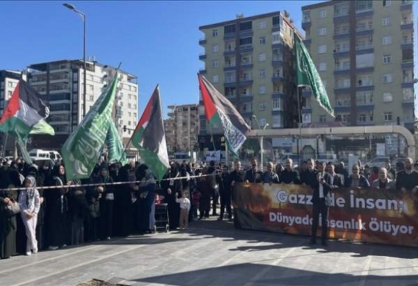 গাজায় ইসরায়েলি যুদ্ধবিরতি লঙ্ঘনের নিন্দায় বিক্ষোভ অনুষ্ঠিত হয়েছে।