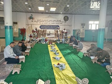 تصاویر | محافل قرآنی ماه رمضان در مرقد کمیل بن زیاد، نجف اشرف