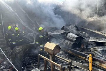 Исфаһанын Дәрәче гәсәбәсиндә һәрби һеликоптер гәзаја уғрајыб