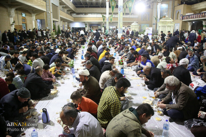 تقرير مصور/ مضيف العتبة المعصومية المقدسة بقم يواصل بإستضافة الصائمين
