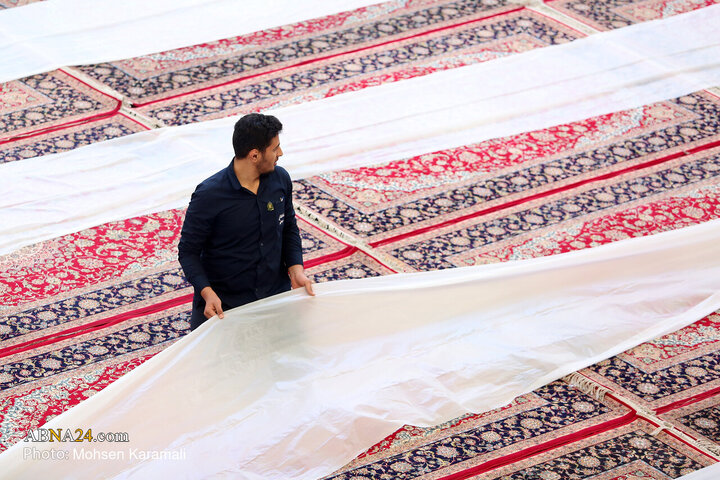 تقرير مصور/ مضيف العتبة المعصومية المقدسة بقم يواصل بإستضافة الصائمين