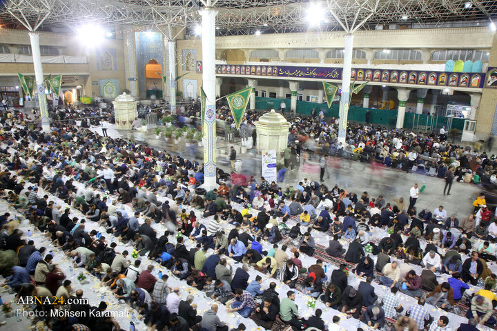 تقرير مصور/ مضيف العتبة المعصومية المقدسة بقم يواصل بإستضافة الصائمين