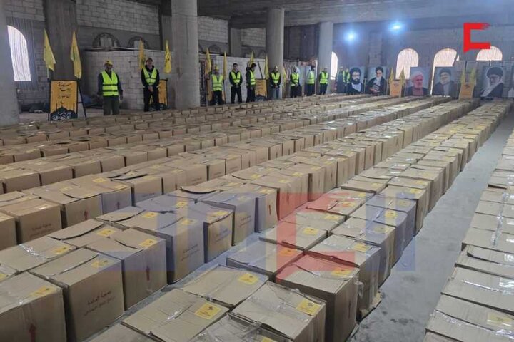 تقرير مصور/ توزيع 1000 حصة غذائية في مجمع المحقق الكركي ببلدة الكرك - زحلة اللبناني بمناسبة رمضان المبارك