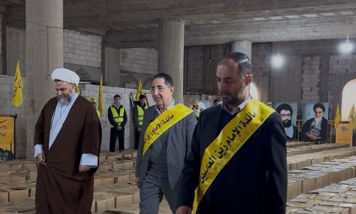 تقرير مصور/ توزيع 1000 حصة غذائية في مجمع المحقق الكركي ببلدة الكرك - زحلة اللبناني بمناسبة رمضان المبارك