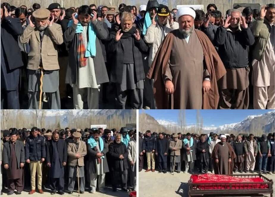 Shia Clerics in Skardu Led Funeral Prayer of Sunni Man