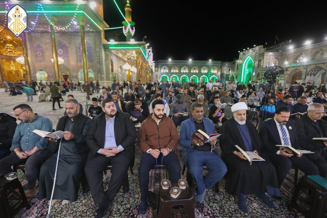 تصاویر | همزمان با ماه مبارک؛ حرم امامین کاظمین(ع) میزبان جلسات معنوی قرآنی