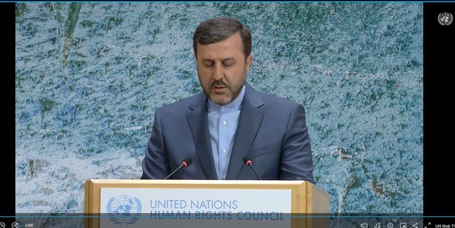 Qəribabadi BMT İnsan Hüquqları Şurasında: Sanksiya və müharibəni sınaqdan keçirdiniz, nəticə əldə etmədiniz; indi hörmət və diplomatiyanı təcrübə edin