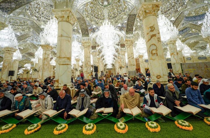 تقرير مصور/ العتبة العلوية تطلق برنامجا قرآنيا خاصا بشهر رمضان