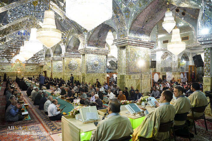 تقرير مصور/ ختمة القرآن الكريم خلال شهر رمضان المبارك في حرم "شاه جراغ" (ع) بمدينة شيراز