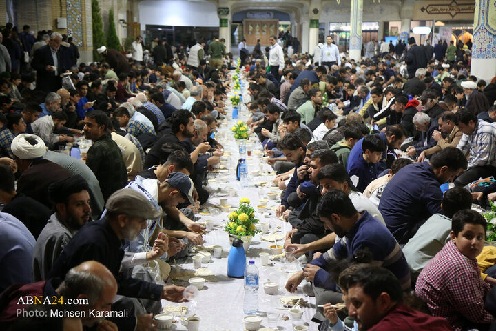Foto / Hz. Fatıma Masume'nin (s.a) Hareminde İftar Kareleri