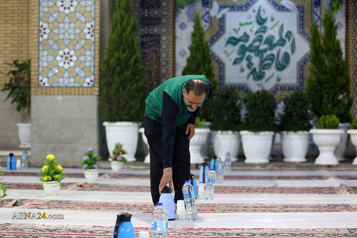 Foto / Hz. Fatıma Masume'nin (s.a) Hareminde İftar Kareleri
