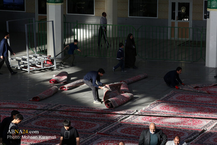 Foto / Hz. Fatıma Masume'nin (s.a) Hareminde İftar Kareleri