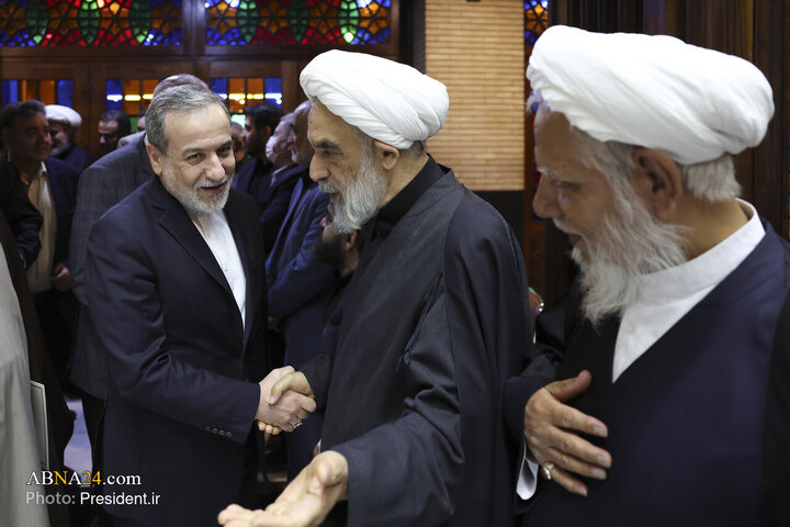 مراسم ترحیم مرحوم محمد قمی با حضور رئیس جمهور