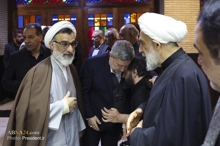 مراسم ترحیم مرحوم محمد قمی با حضور رئیس جمهور