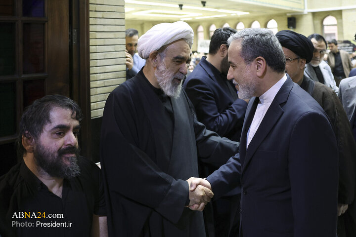 مراسم ترحیم مرحوم محمد قمی با حضور رئیس جمهور