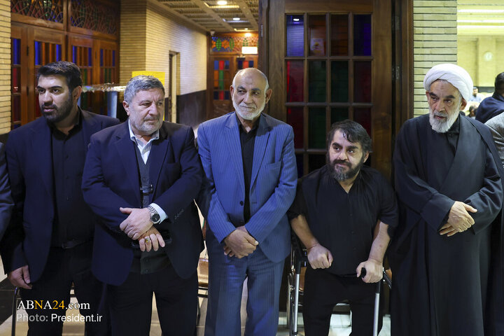 مراسم ترحیم مرحوم محمد قمی با حضور رئیس جمهور