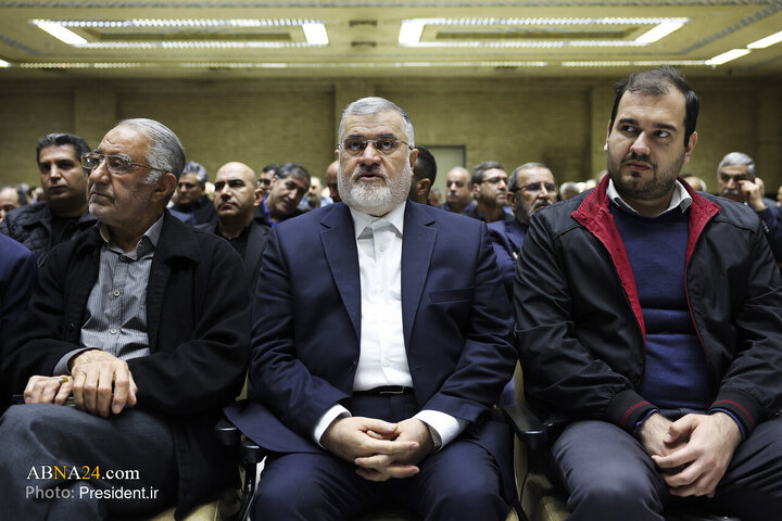 مراسم ترحیم مرحوم محمد قمی با حضور رئیس جمهور