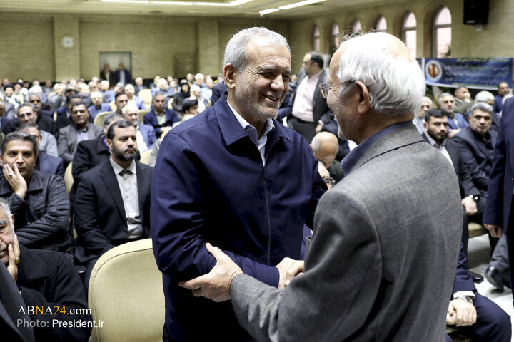 مراسم ترحیم مرحوم محمد قمی با حضور رئیس جمهور