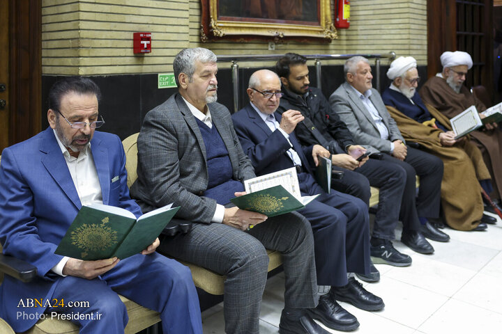 مراسم ترحیم مرحوم محمد قمی با حضور رئیس جمهور