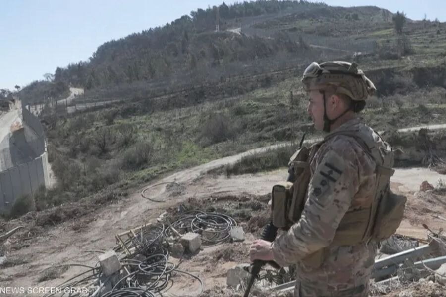 العدو الصهيوني يطلق النار على الجيش اللبناني لمنعه من استحداث نقطة مراقبة في مرجعيون