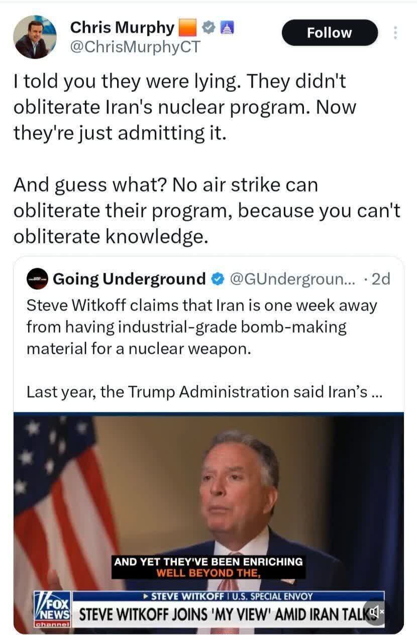 Ang kaalamang nukleyar ng mga Iranian ay hindi maaaring lipulin