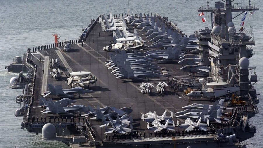 استقرار بیش از ۳۰۰ هواپیمای نظامی در پایگاه‌های واشنگتن در خاورمیانه