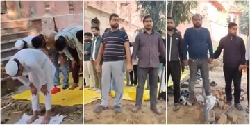  بھارت میں ہندو طلباء نے نماز کے دوران مسلم اسٹوڈنٹس کی حفاظت کی