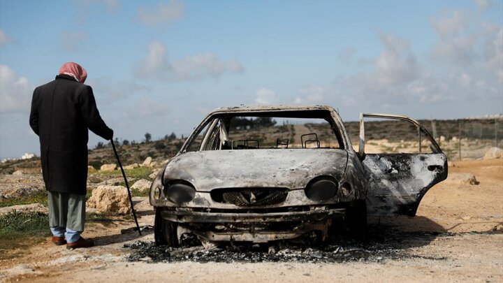 عکس خبری/ خسارات شهرک نشینان در حمله به الخلیل