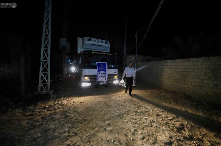 تقرير مصور/ مضيف العتبة العسكرية يطلق حملة إفطار الصائمين في محافظات العراق