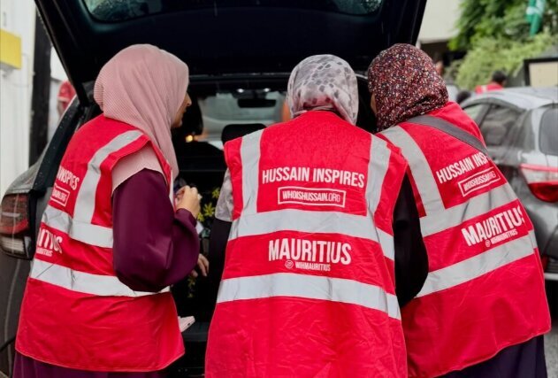 মরিশাসে "হুসেইন কে?" সংস্থার স্বেচ্ছাসেবকদের দ্বারা রমজান প্যাকেজ বিতরণ