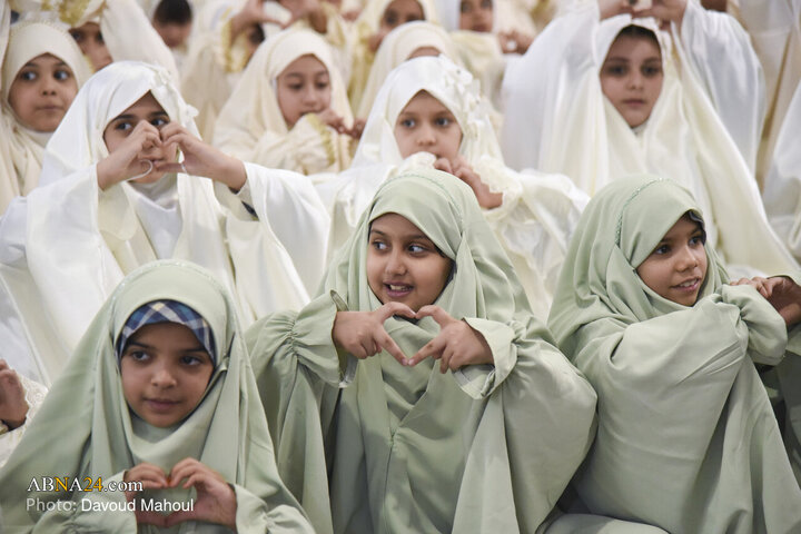 Informe fotográfico | Banquete de iftar para las niñas primerizas en el ayuno en el Santuario del Imán Reza
