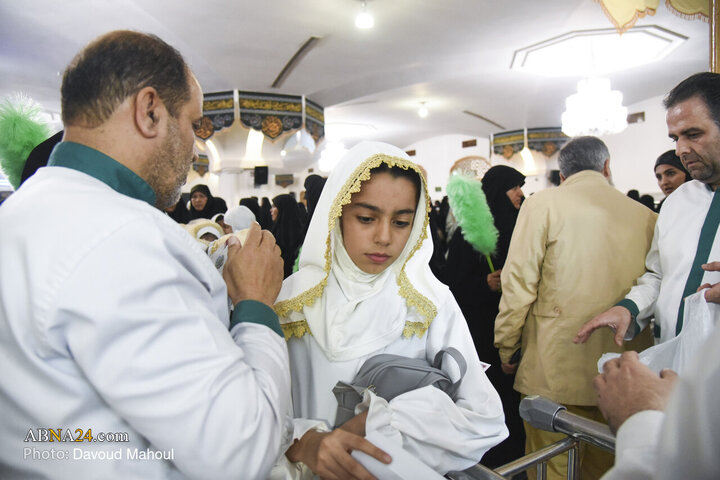 Informe fotográfico | Banquete de iftar para las niñas primerizas en el ayuno en el Santuario del Imán Reza