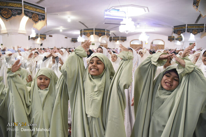 Informe fotográfico | Banquete de iftar para las niñas primerizas en el ayuno en el Santuario del Imán Reza